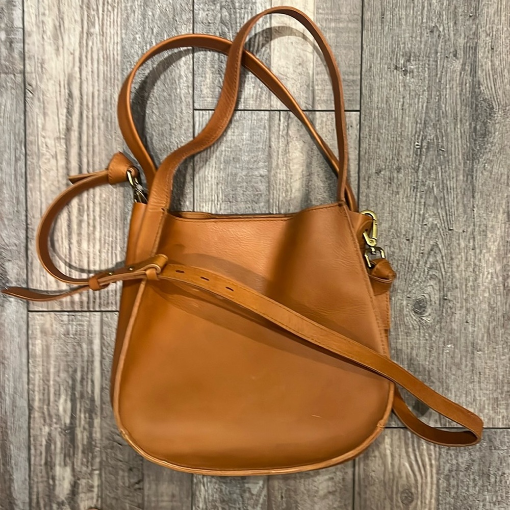 Madewell leather shoulder and crossbody bag